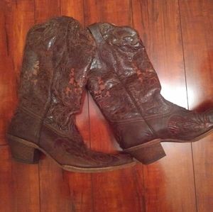 Corral vintage genuine lizard woman's boots
